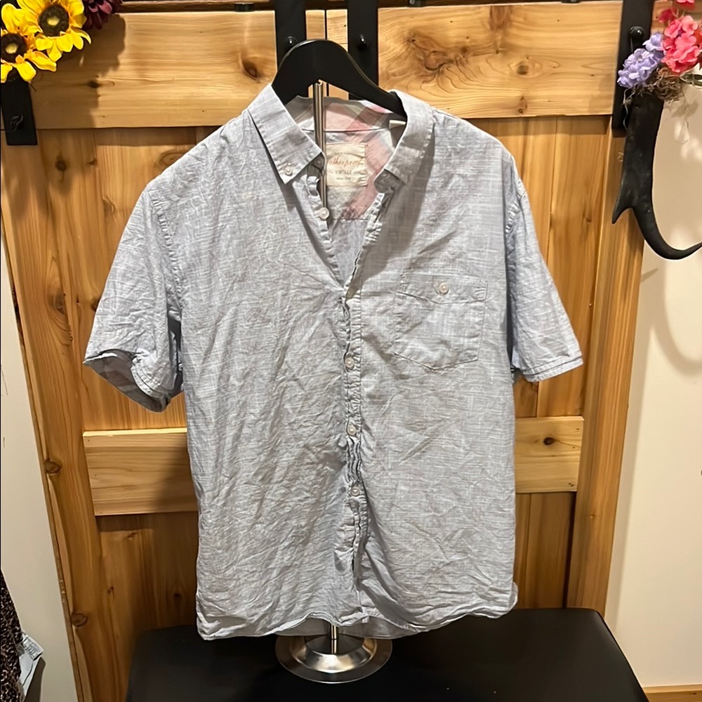 Weatherproof Men's Sky Blue Button-Down Shirt